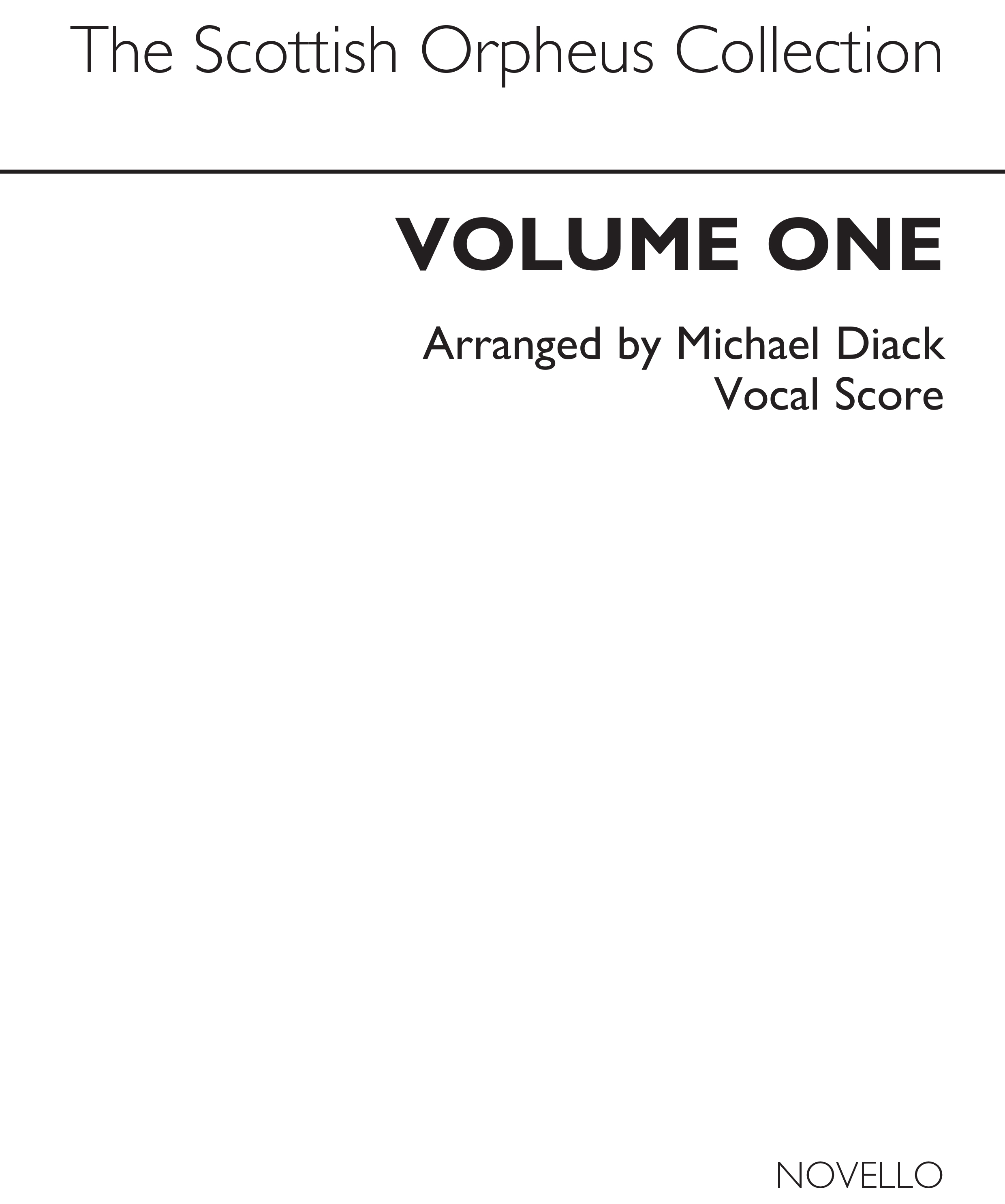 The Scottish Orpheus Collection Volume 1: Voice: Vocal Work