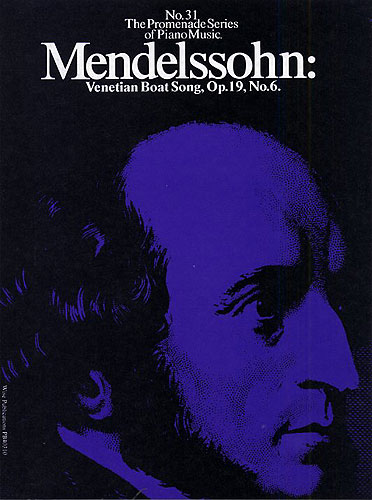 Felix Mendelssohn Bartholdy: Venetian Boat Song Op. 19  No. 6: Piano: