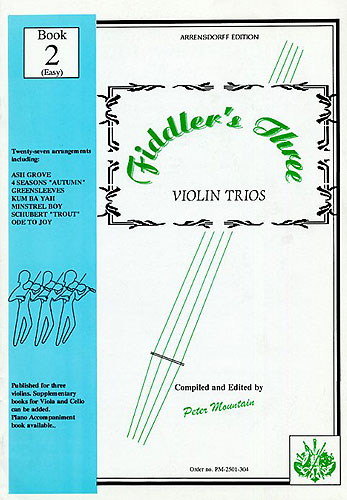 Peter Mountain: Fiddler's Three Violin Trios Book 2: Violin Ensemble: Score