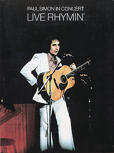 Paul Simon: In Concert Live Rhymin': Piano  Vocal  Guitar: Album Songbook