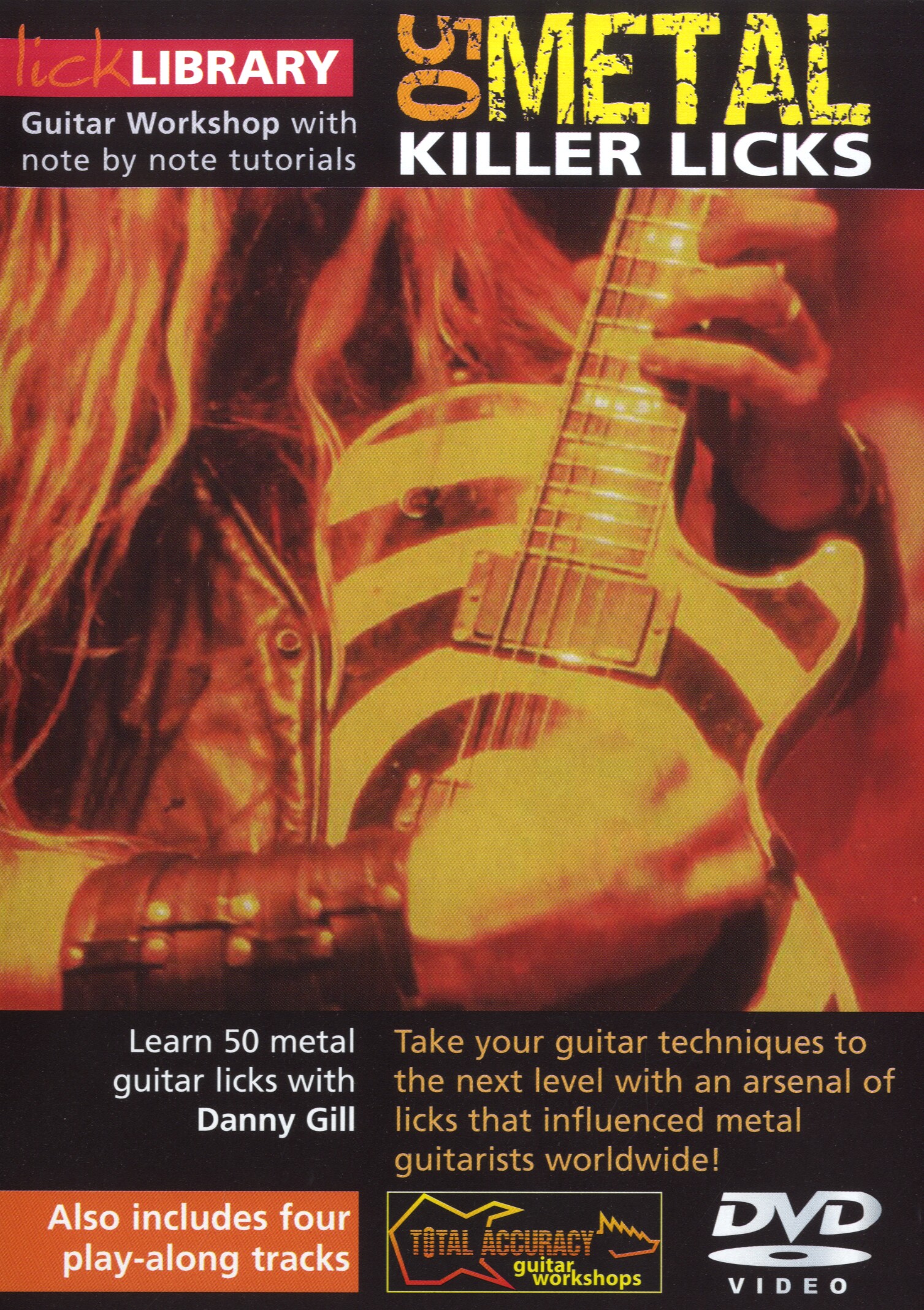 Danny Gill: 50 Metal Killer Licks: Guitar: Instrumental Tutor