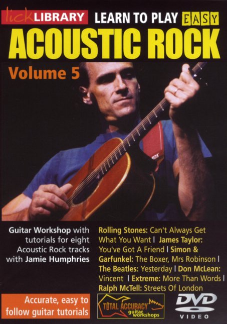 Jamie Humphries: Learn To Play Easy Acoustic Rock - Volume 5: Guitar: