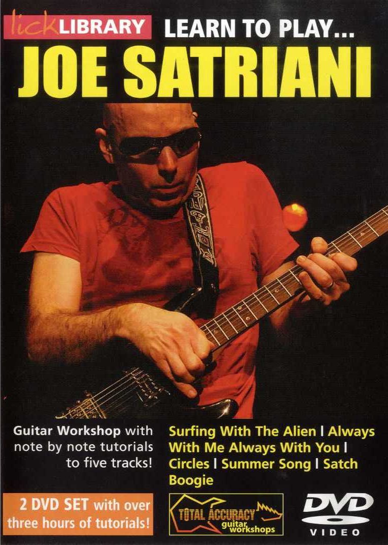 Joe Satriani: Learn To Play Joe Satriani (2 DVD): Guitar: Instrumental Tutor