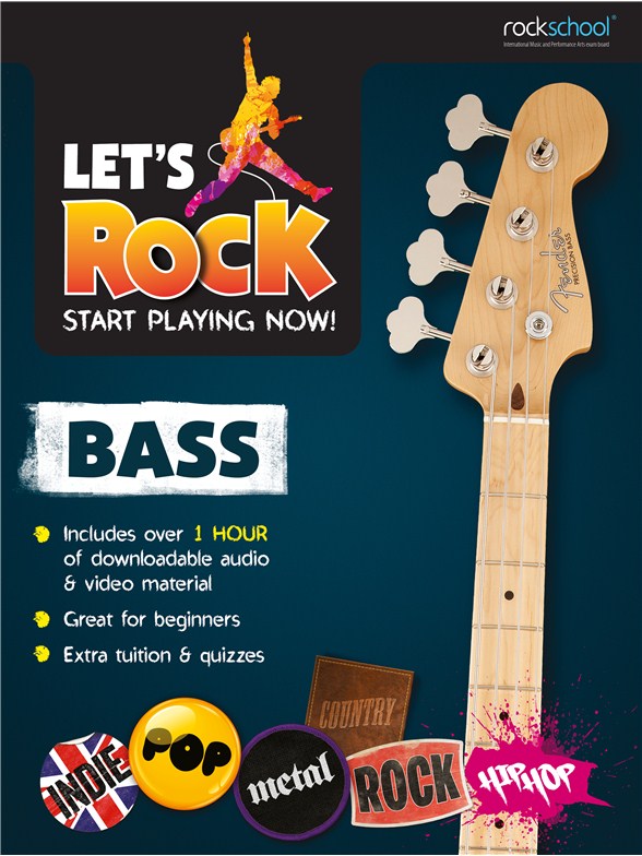 Let's Rock Bass - Start Playing Now!: Bass Guitar: Instrumental Tutor
