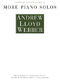 Andrew Lloyd Webber: More Piano Solos: Piano: Mixed Songbook