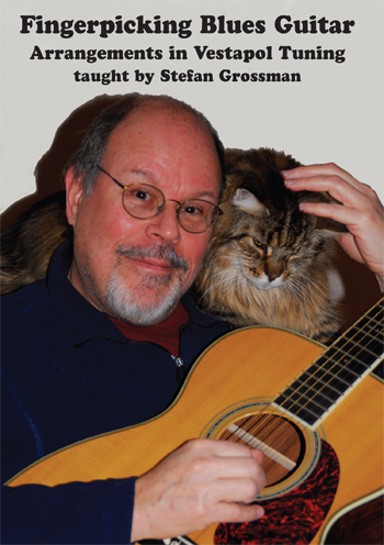 Stefan Grossman: Fingerpicking Blues Guitar: Guitar: Instrumental Tutor