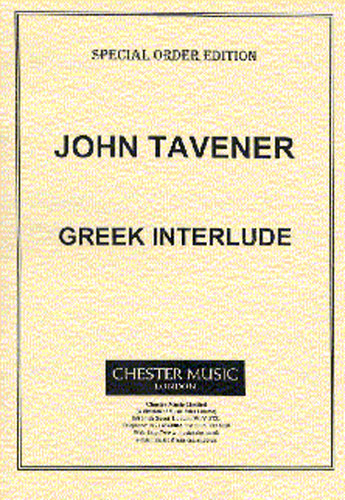 John Tavener: Greek Interlude: Flute: Score