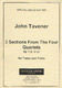 John Tavener: 3 Sections From The Four Quartets: Tenor: Score