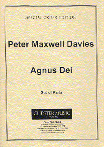 Peter Maxwell Davies: Agnus Dei: Chamber Ensemble: Instrumental Work
