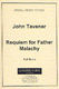 John Tavener: Requiem For Father Malachy: SATB: Score