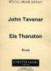 John Tavener: Eis Thanaton: Ensemble: Score