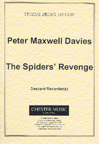 Peter Maxwell Davies: The Spiders' Revenge - Descant Recorder: Descant Recorder: