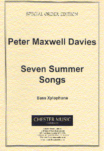 Peter Maxwell Davies: Seven Summer Songs - Bass Xylophone: Percussion: