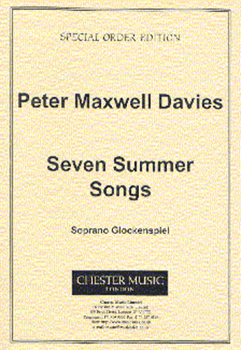 Peter Maxwell Davies: Seven Summer Songs - Soprano Glockenspiel: Percussion: