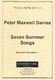 Peter Maxwell Davies: Seven Summer Songs - Untuned Percussion 1: Percussion: