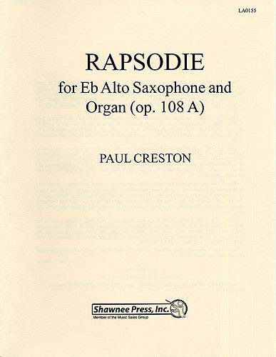 Paul Creston: Rhapsodie Op.108a: Alto Saxophone: Instrumental Work