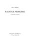 Nico Muhly: Balance Problems: Chamber Ensemble: Score and Parts
