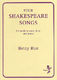 Betty Roe: Four Shakespeare Songs: Medium Voice: Vocal Work