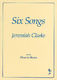 Jeremiah Clarke: Six Songs: Voice: Vocal Album