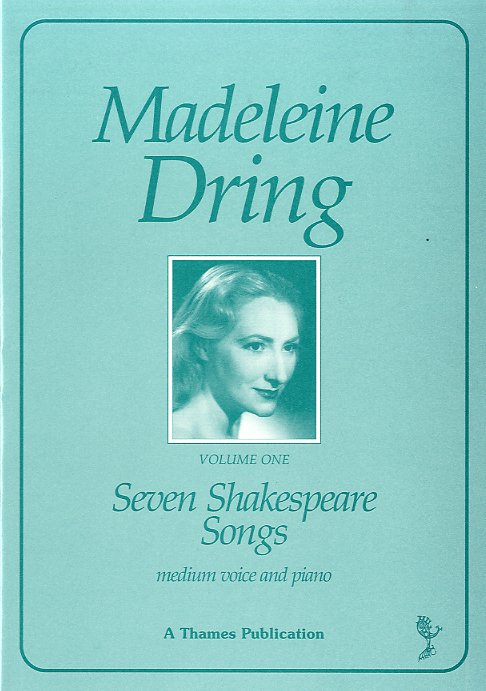 Madeleine Dring: 7 Shakespeare Songs: Medium Voice: Vocal Album