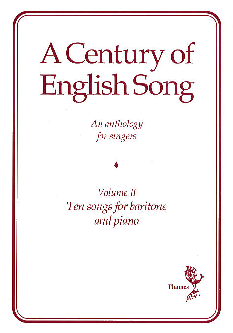 A Century Of English Song - Volume II: Baritone Voice: Vocal Album