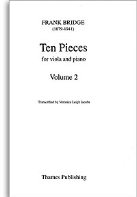 Frank Bridge: 10 Pieces Volume 2 (Nos. 6-10): Viola: Instrumental Album