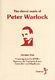 Peter Warlock: The Choral Music Of Peter Warlock - Volume 9: SATB: Vocal Score