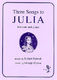 George Dyson: Three Songs To Julia: Baritone Voice: Vocal Work