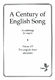 A Century Of English Song - Volume VII: Tenor: Vocal Album