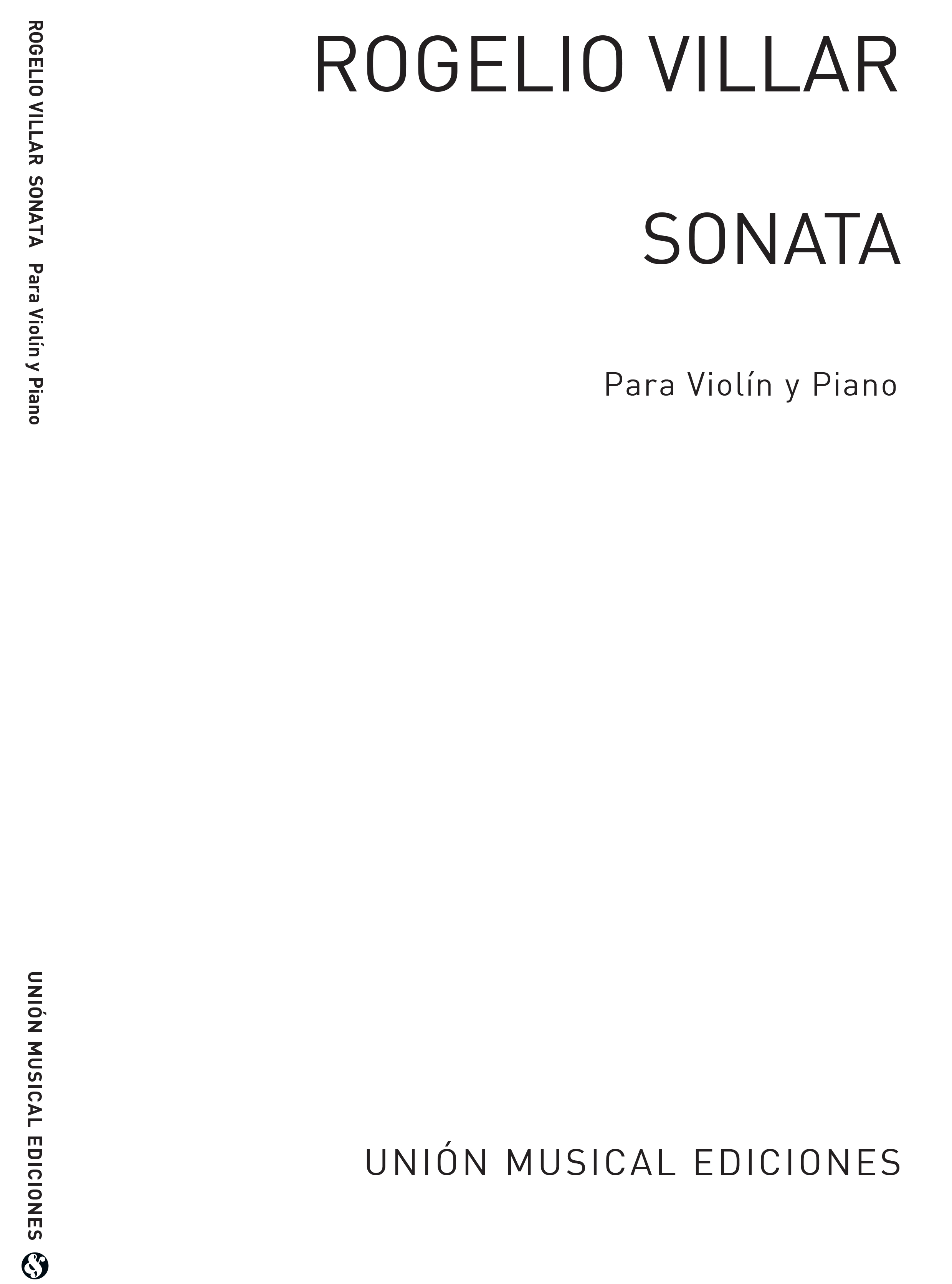 Rogelio Villar: Sonata For Violin And Piano: Violin: Instrumental Work