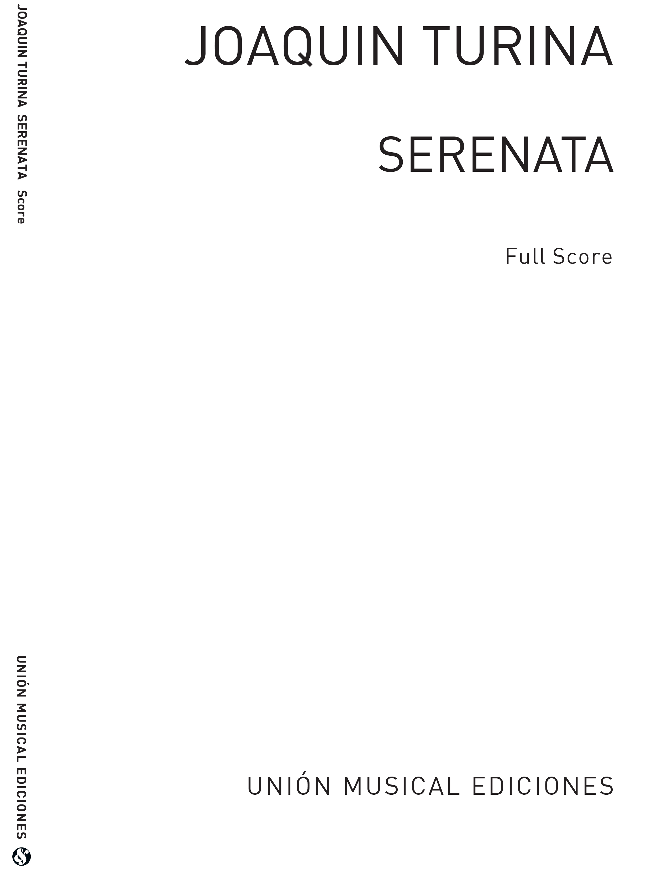 Joaqun Turina: Serenata Opus 87 For String Quartet: String Quartet: Score