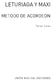 Pedro Leturiaga: Metodo De Acordeon: Tercer Curso: Accordion: Instrumental Work