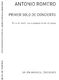 Antonio Romero: Primer Solo De Concierto: Clarinet: Instrumental Work