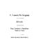 Juan Lamote De Grignon: Reverie For Clarinet And Piano: Clarinet: Instrumental