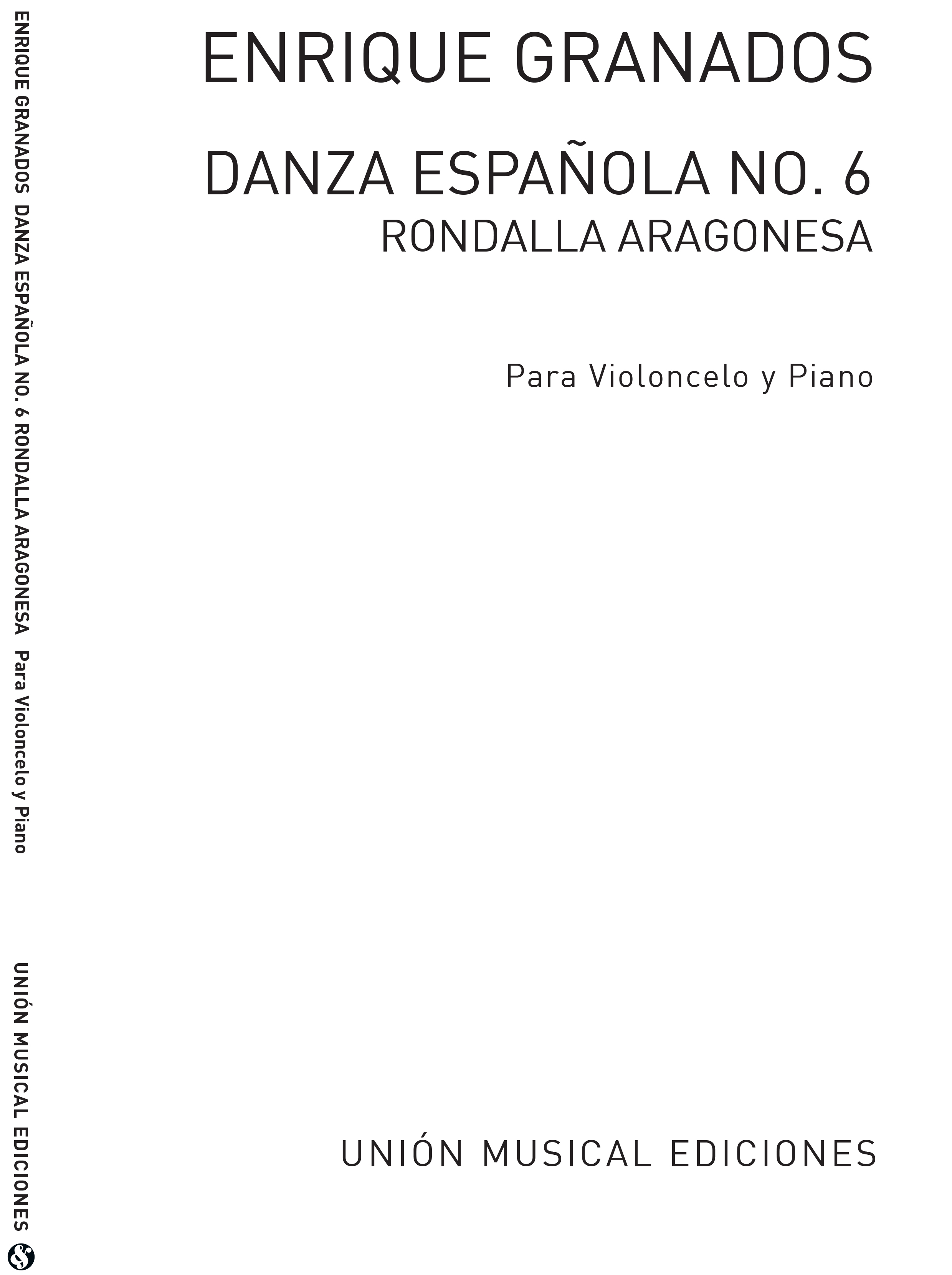 Enrique Granados: Danza Espanola No.6 Rondalla Aragonesa: Cello: Instrumental