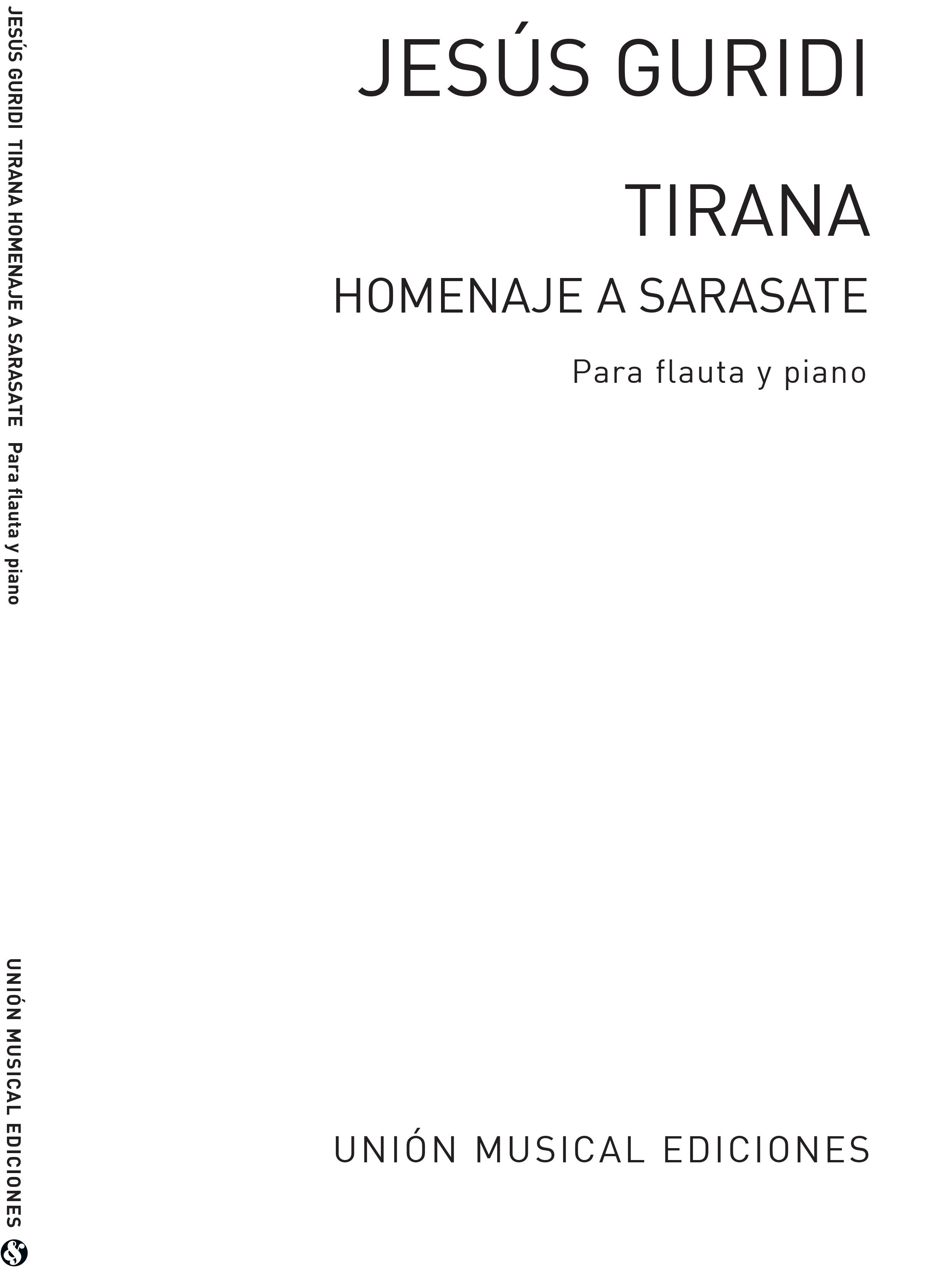 Jesus Guridi: Tirana Homenaje A Sarasate: Flute: Instrumental Work