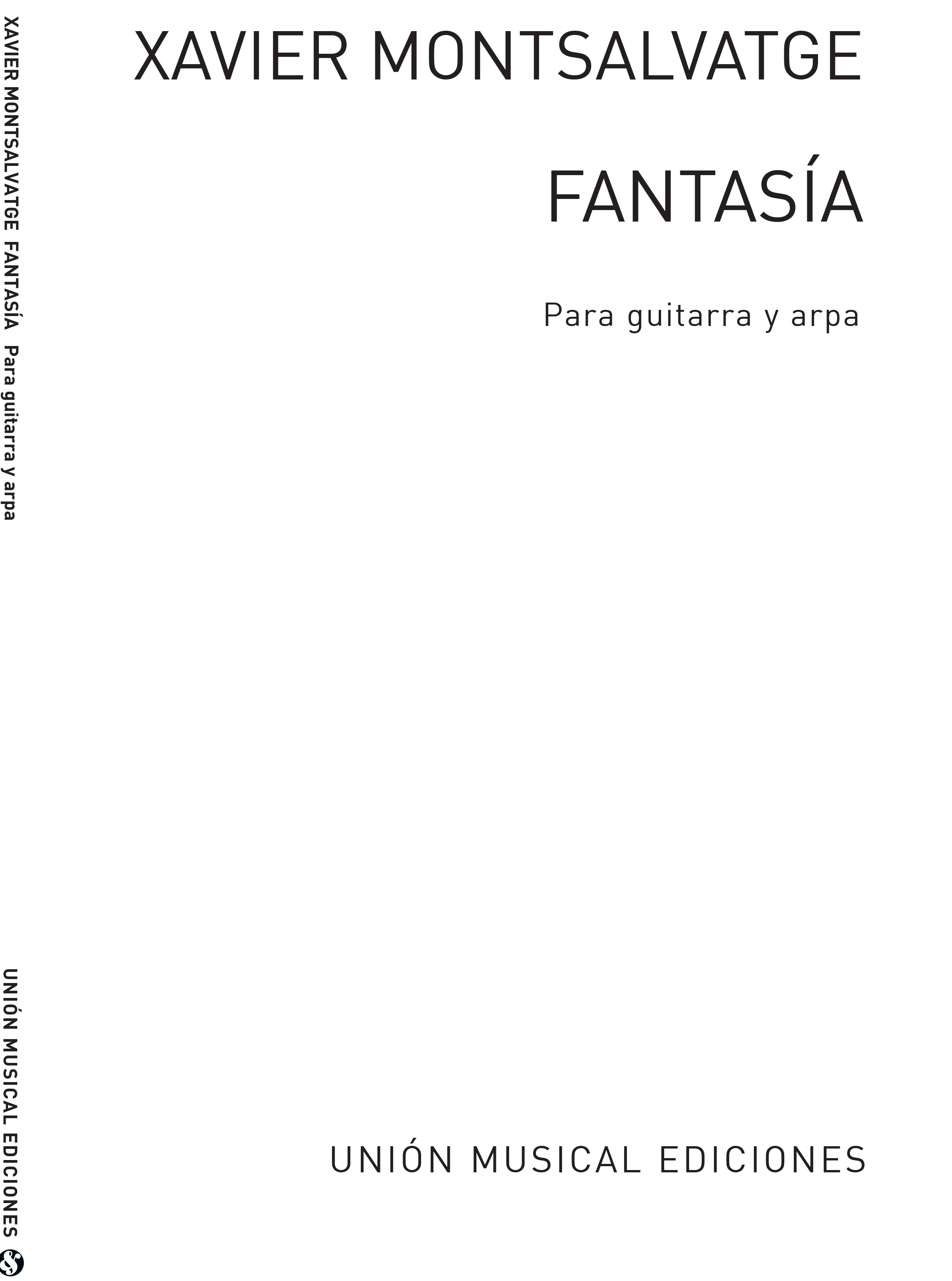 Xavier Montsalvatage: Fantasia For Harp And Guitar: Guitar: Instrumental Work