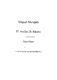 Pedro Miguel Marques: El Anillo De Hierro: Opera: Vocal Score