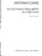 Antonio Cano: Dos Estudios Brillantes De Concierto: Guitar: Instrumental Work