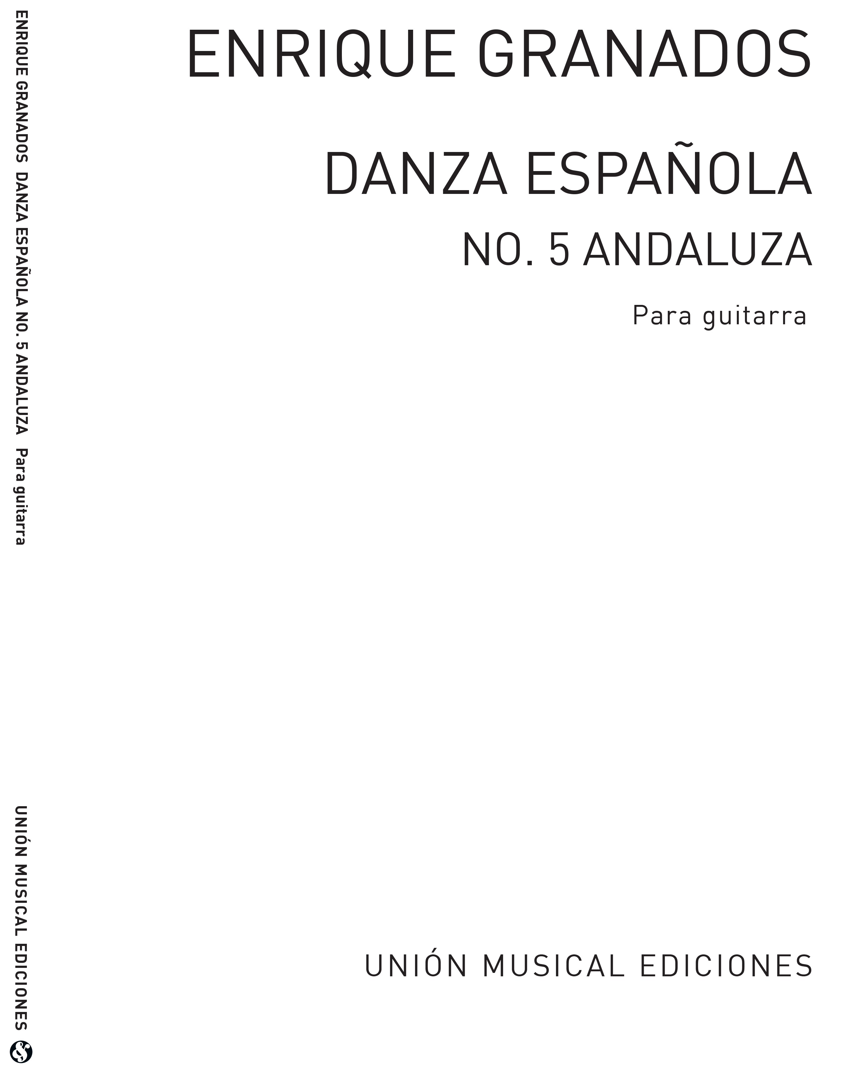 Enrique Granados: Danza Espanola No.5 Para Guitarra: Guitar: Instrumental Album