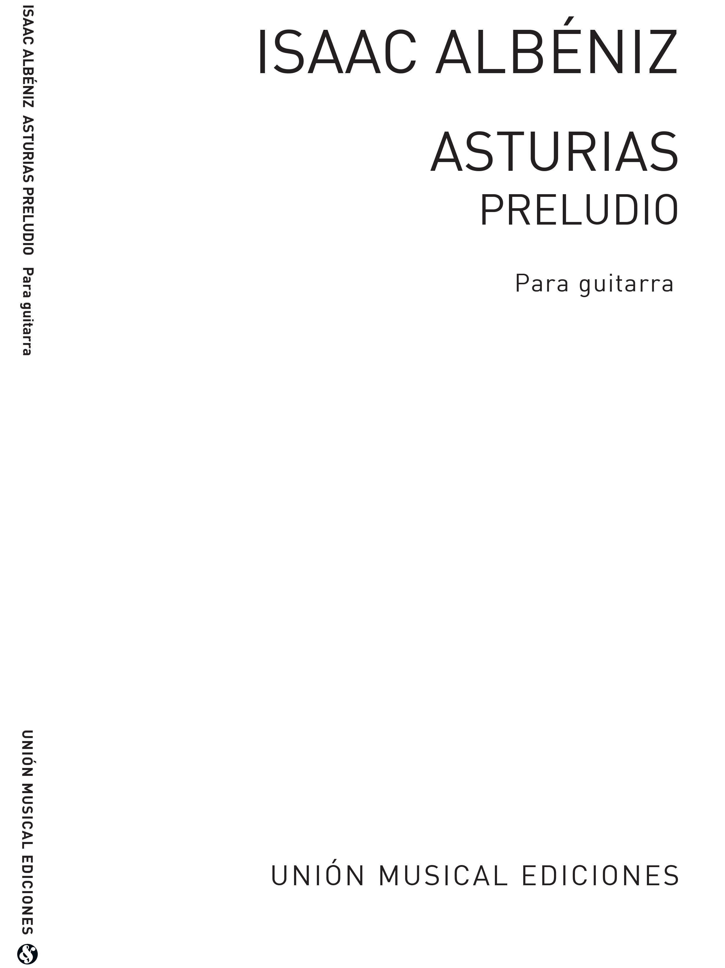 asturias guitare partition sheet music