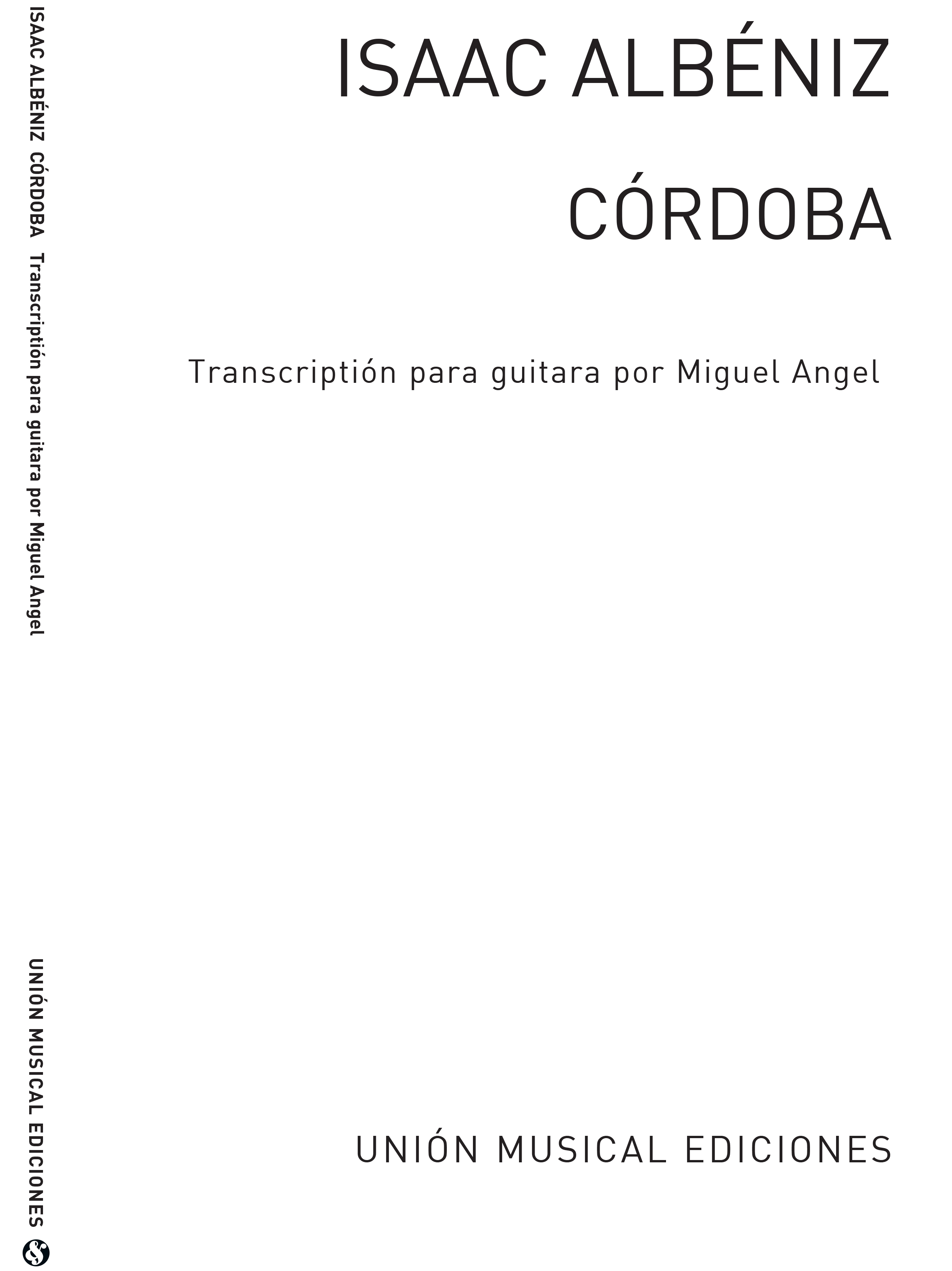 Isaac Albniz: Cordoba (Angel) Guitar: Guitar: Instrumental Album