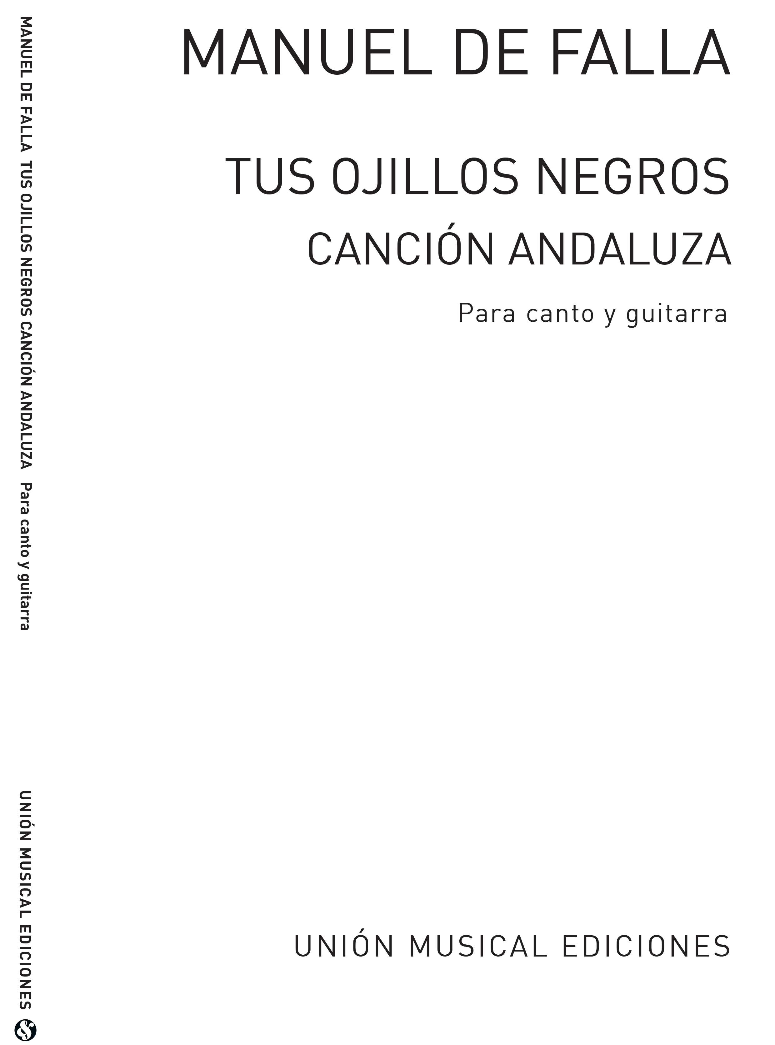 Manuel de Falla: Manuel De Falla: Tus Ojillos Negros: Voice: Instrumental Work