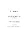 Frédéric Chopin: Mazurka No.25 Op.33 No.4: Guitar: Instrumental Work