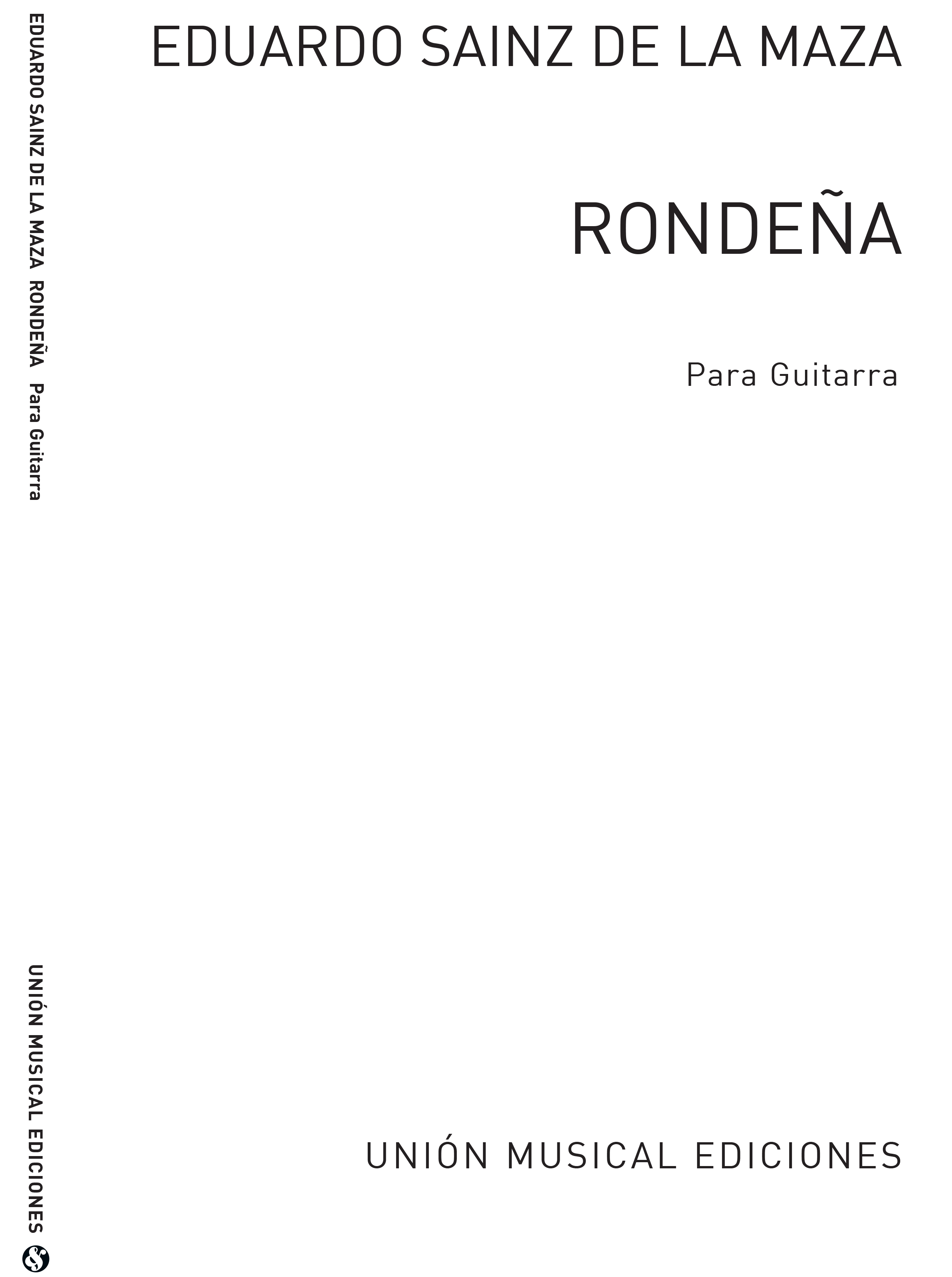 Eduardo Sainz de la Maza: Rondena: Guitar: Instrumental Album