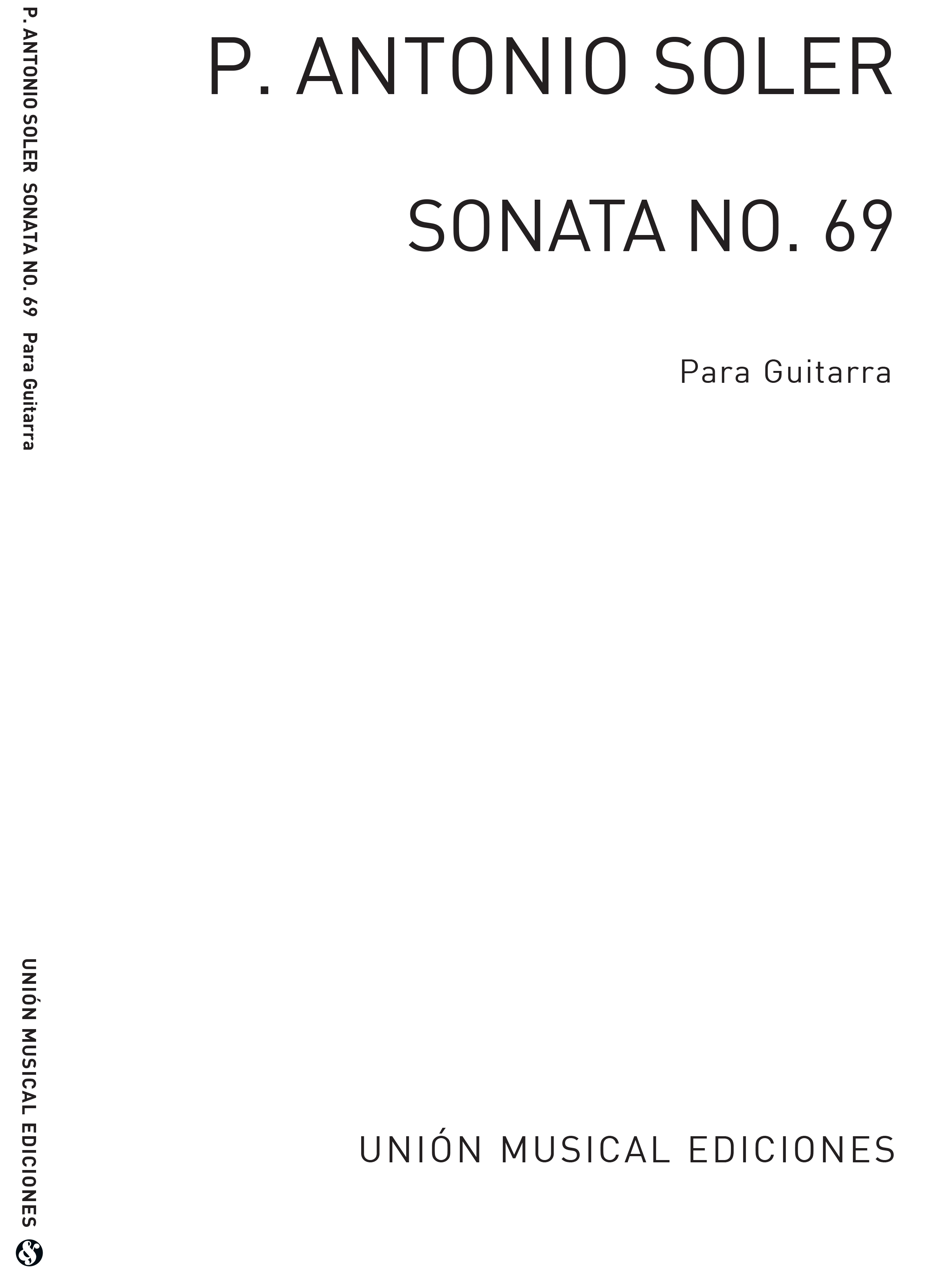 Antonio Soler: Sonata No.69: Guitar: Instrumental Work