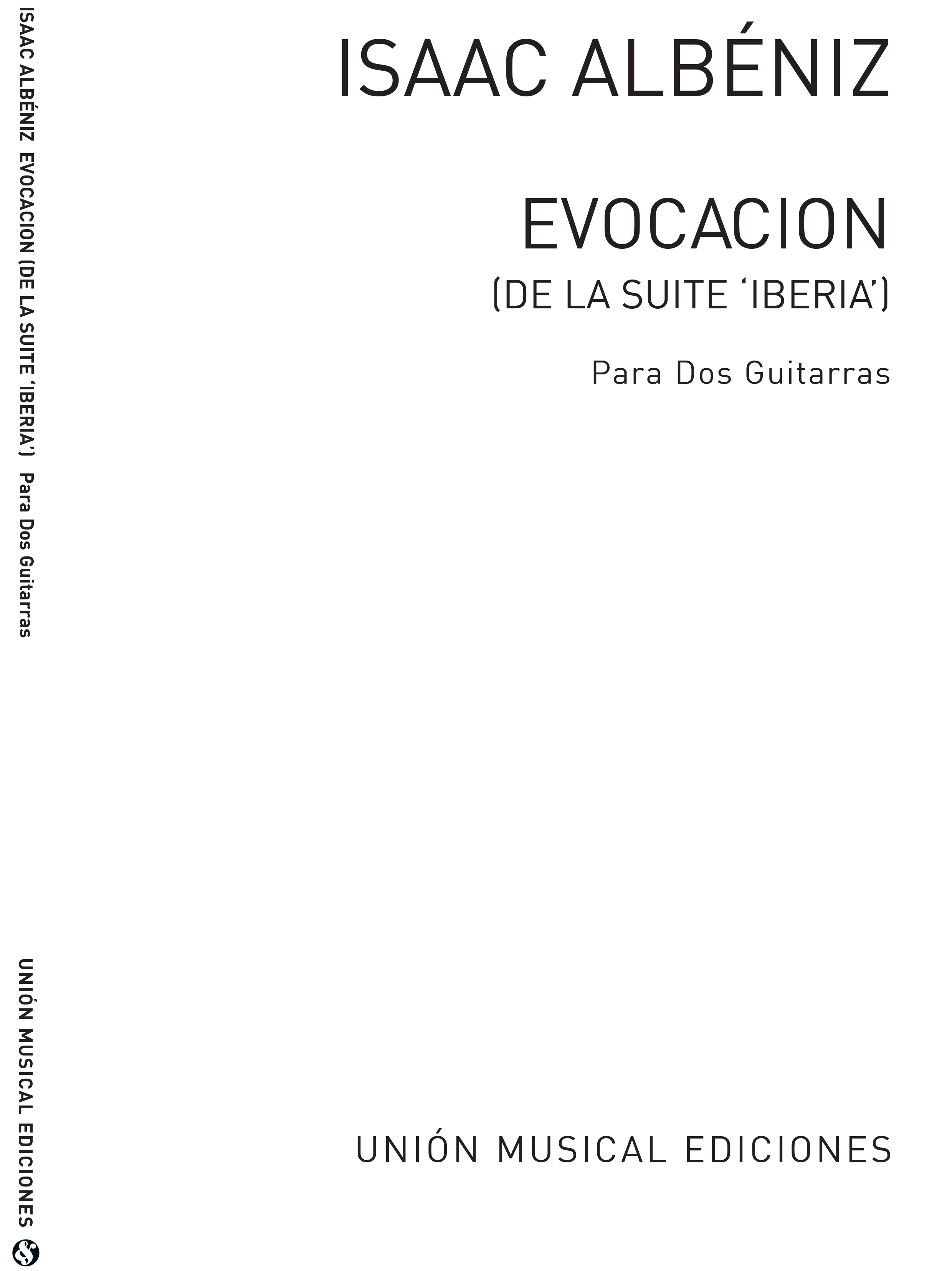 Isaac Albéniz: Albeniz Evocacion (llobet) 2 Guitars: Guitar: Instrumental Album