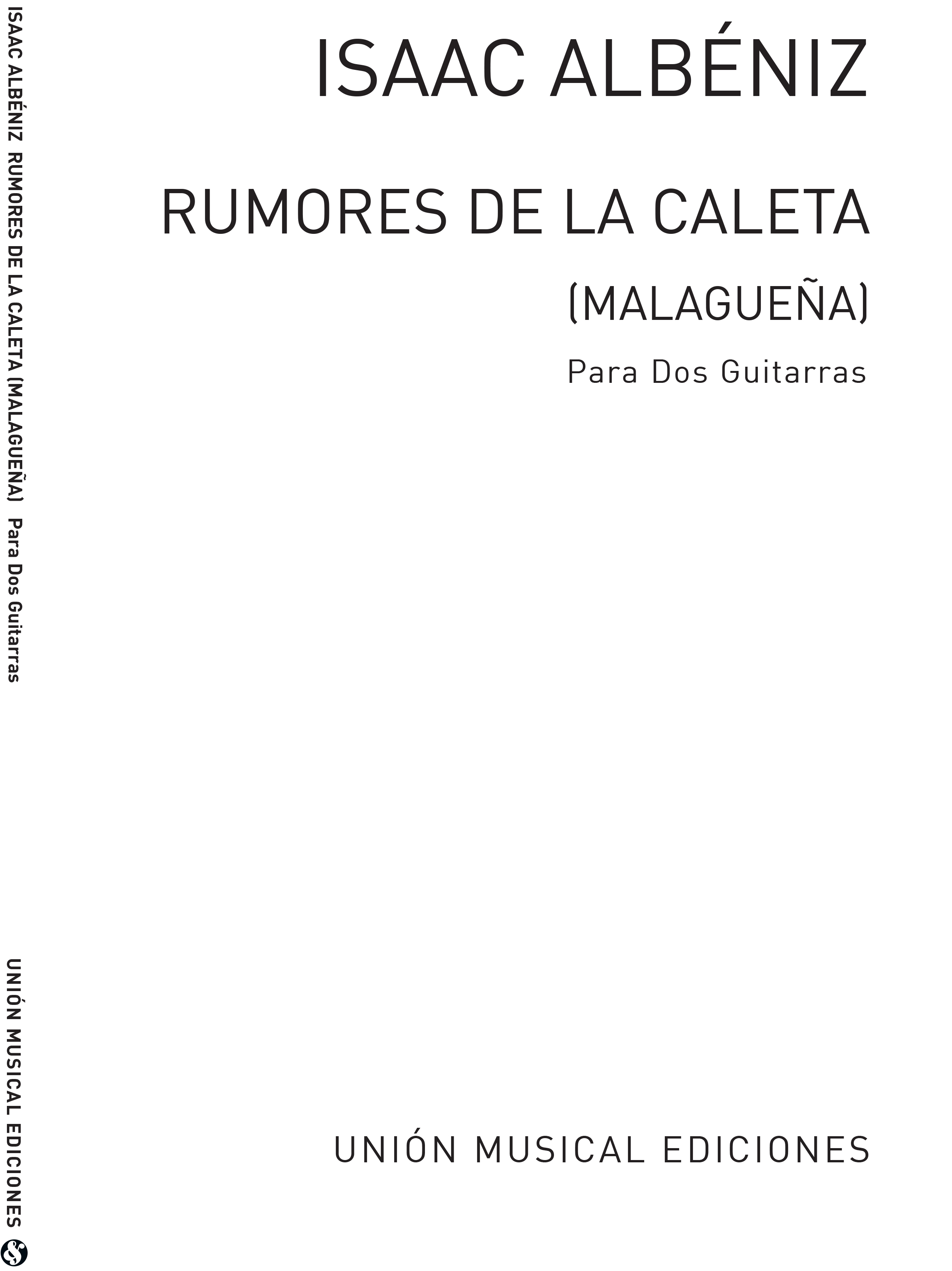 Isaac Albéniz: Albeniz Rumores De La Caleta Malaguena 2 Guitars: Guitar: