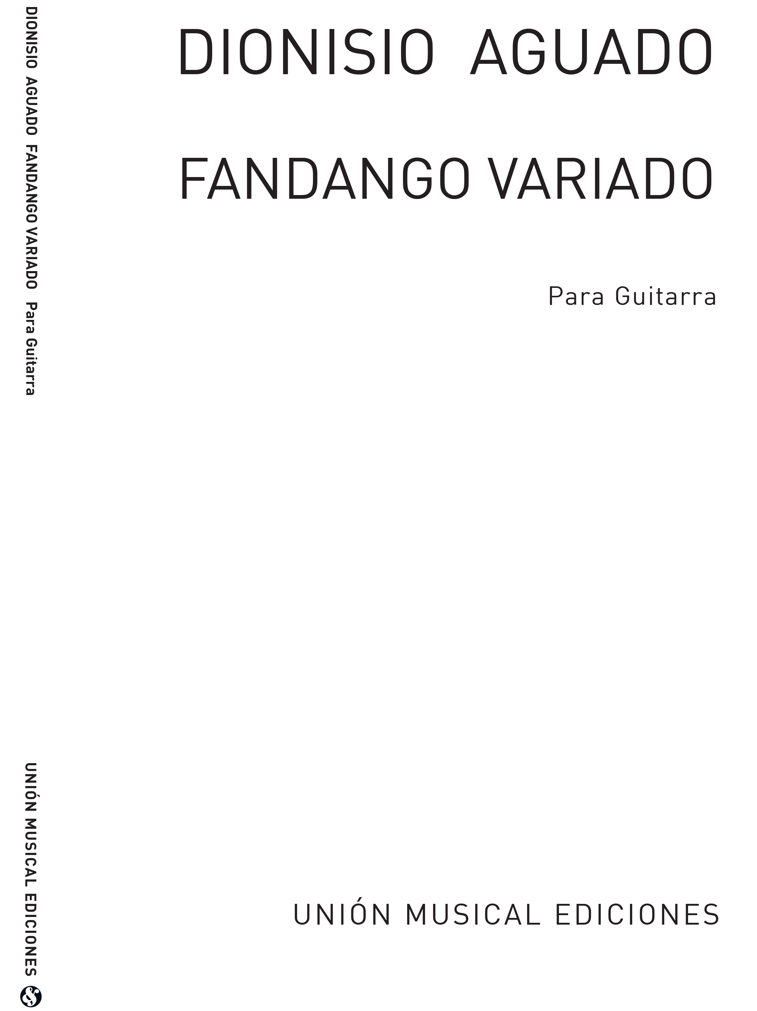 Dionisio Aguado: Fandango Variado: Guitar: Instrumental Work