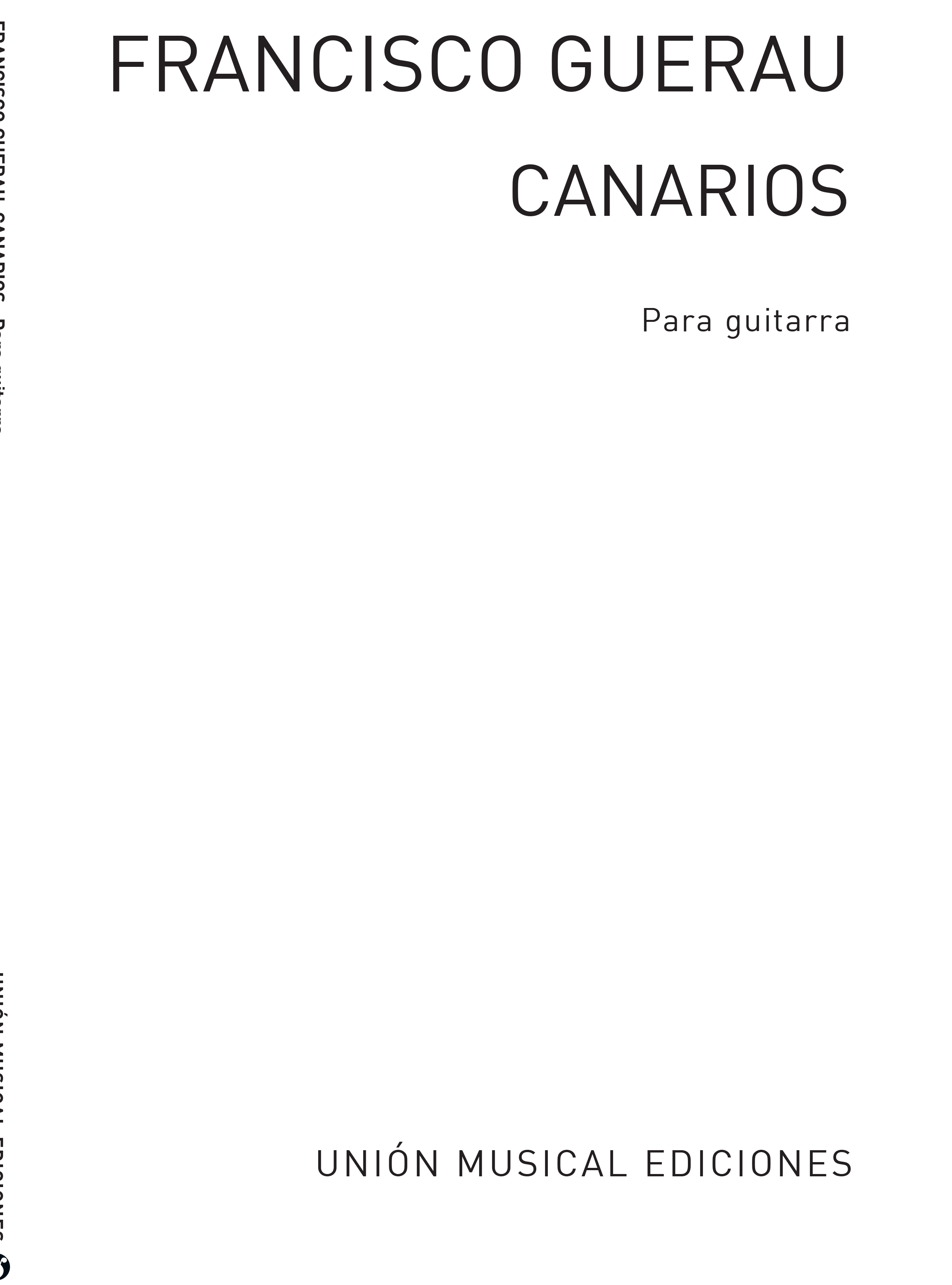 Francisco Guerau: Canarios: Guitar: Instrumental Work